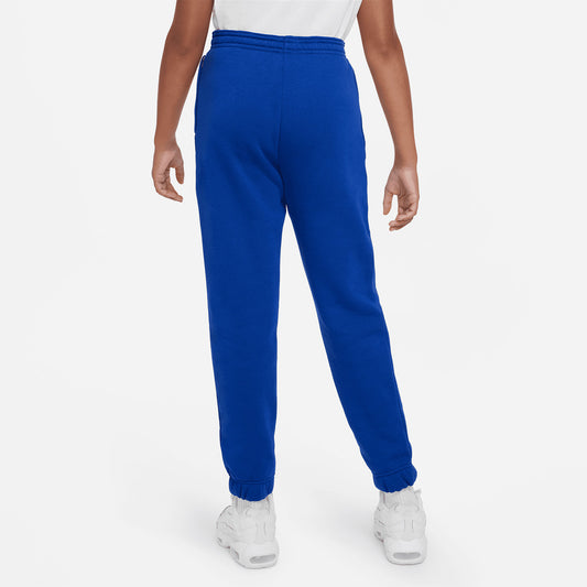 Youth Nike USA Fleece Pants in Blue - Back View