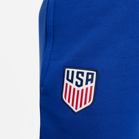 Youth Nike USA Fleece Pants in Blue - Logo View