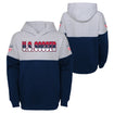 Youth Outertuff U.S. Soccer Playmaker Hoodie - Front and Back View