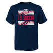 Junior Outerstuff USA Supremo Navy Tee - Front View