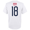 Youth Outerstuff USMNT Pepi 18 White Tee - Back View