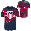 Youth Outerstuff USMNT Spirited Winger All Over Tee - Combined View