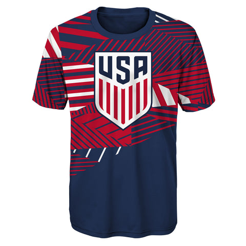 Youth Outerstuff USMNT Spirited Winger All Over Tee