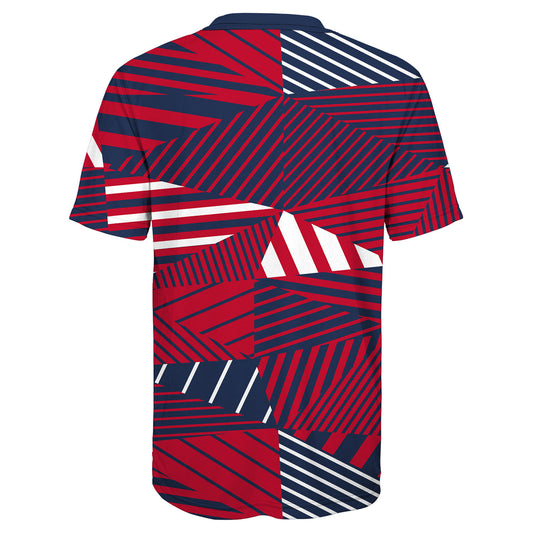 Youth Outerstuff USMNT Spirited Winger All Over Tee - Back View
