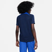 Youth Nike USA Dri-Fit Pro Navy Training Top - Back View