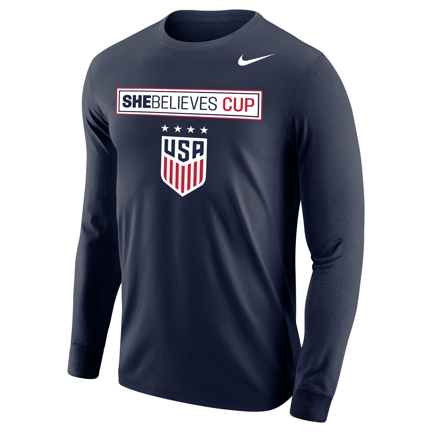 Unisex Nike USWNT SBC Navy Long Sleeve Tee - Official U.S. Soccer Store