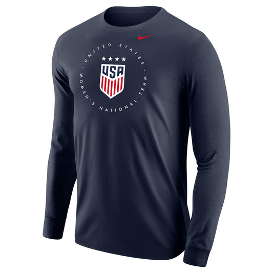 Teeshirtpalace Cool USA Soccer Jersey Stripes Long Sleeve Shirt