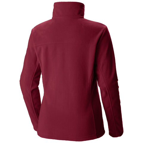 Women's Columbia USMNT Give and Go F/Z Red Fleece - Back View