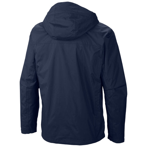 Men's Columbia USA Watertight Jacket in Navy - Back View