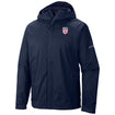 Men's Columbia USA Watertight Jacket in Navy - Front View