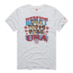 Men's Homage UMNT Character White Tee - Front View