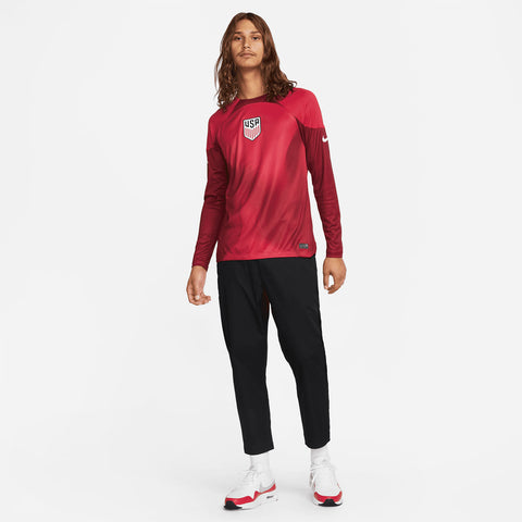 Men's Nike USMNT Goalkeeper Jersey in Red - Far View