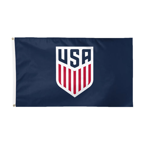 WinCraft USA Crest 3'x5' Single Sided Navy Flag - Front View