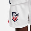 Little Kids Nike USMNT Home Soccer Kit in White - Shorts Logo View