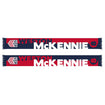 Ruffneck USMNT McKennie 8 HD Knit Scarf in Red, White, and Navy - Front and Back View